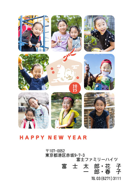 ネット限定年賀状 GN-025