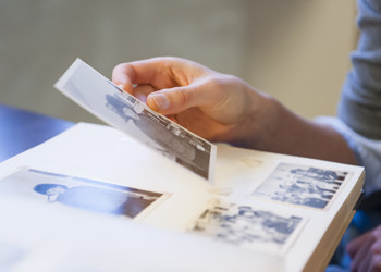 昔の写真を使った年賀状